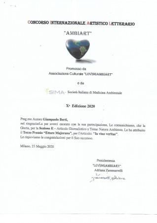3° premio assoluto